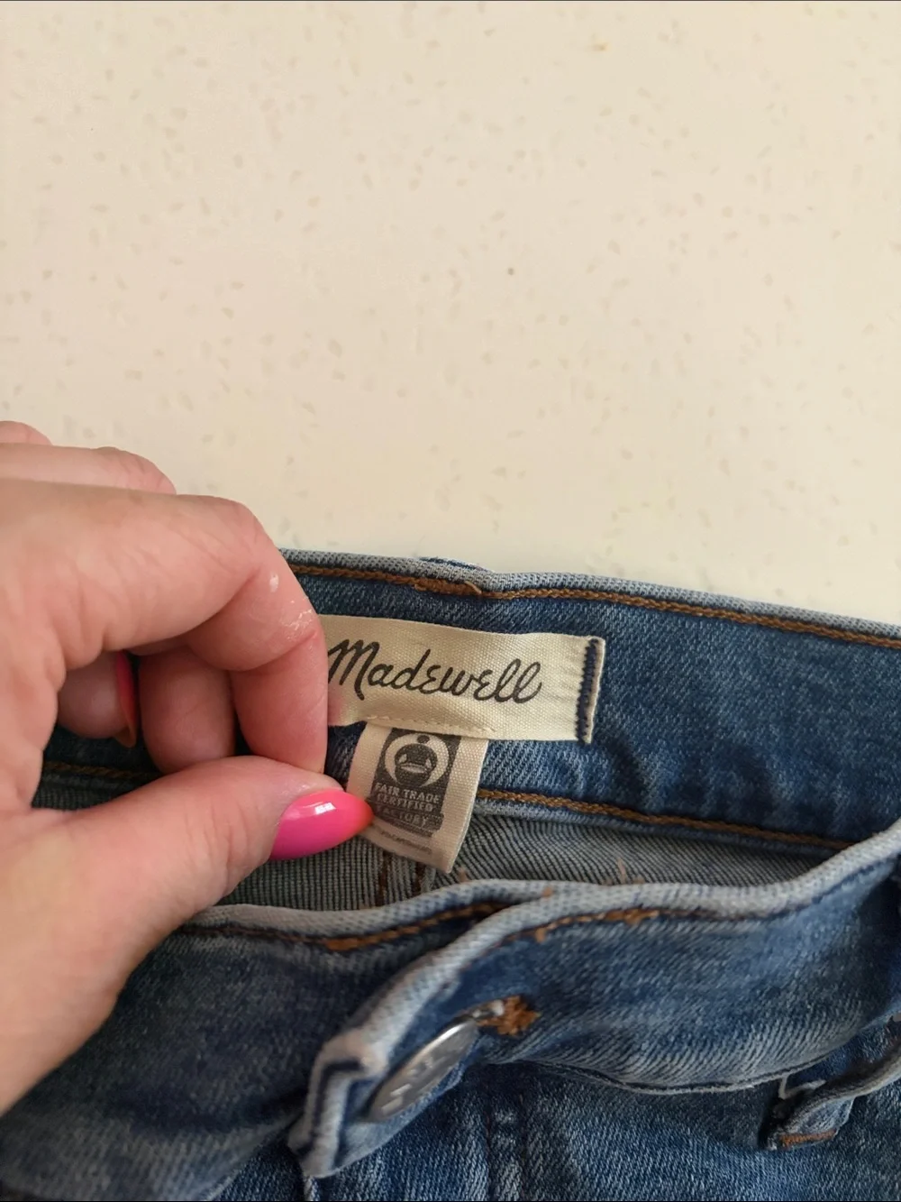 Madewell Blue Denim Cutoff Shorts